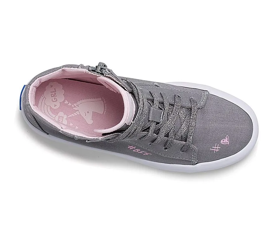 2024 nube blanca Zapatillas Keds Big Kid Double Up High Top Niños Gris – Zapatillas