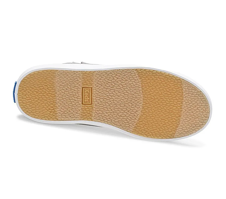 2024 nube blanca Zapatillas Keds Big Kid Double Up High Top Niños Gris – Zapatillas