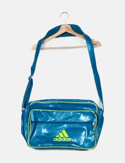 Adidas Bolso azul logo