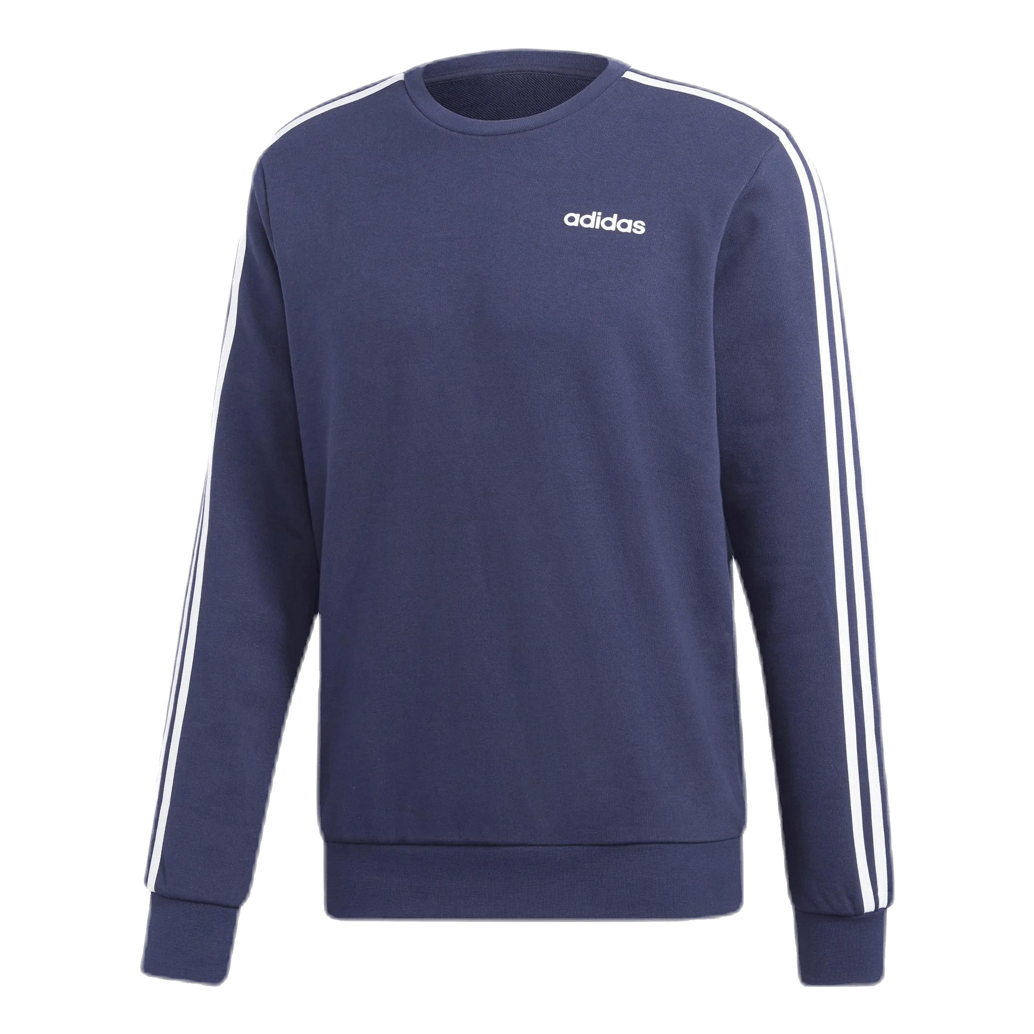 Adidas Essentials 3 Stripes Crewneck French Terry Legend Ink / White