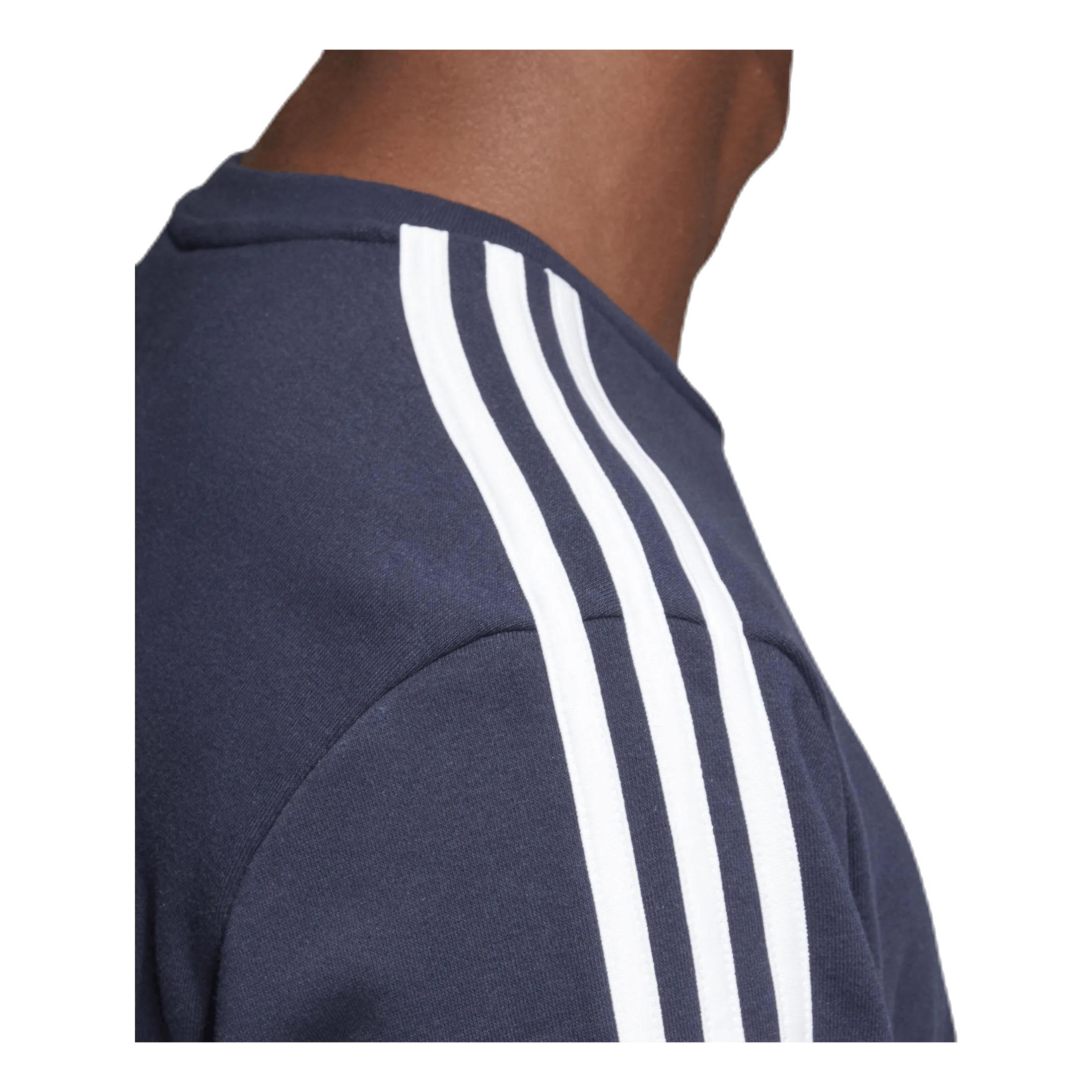 Adidas Essentials 3 Stripes Crewneck French Terry Legend Ink / White