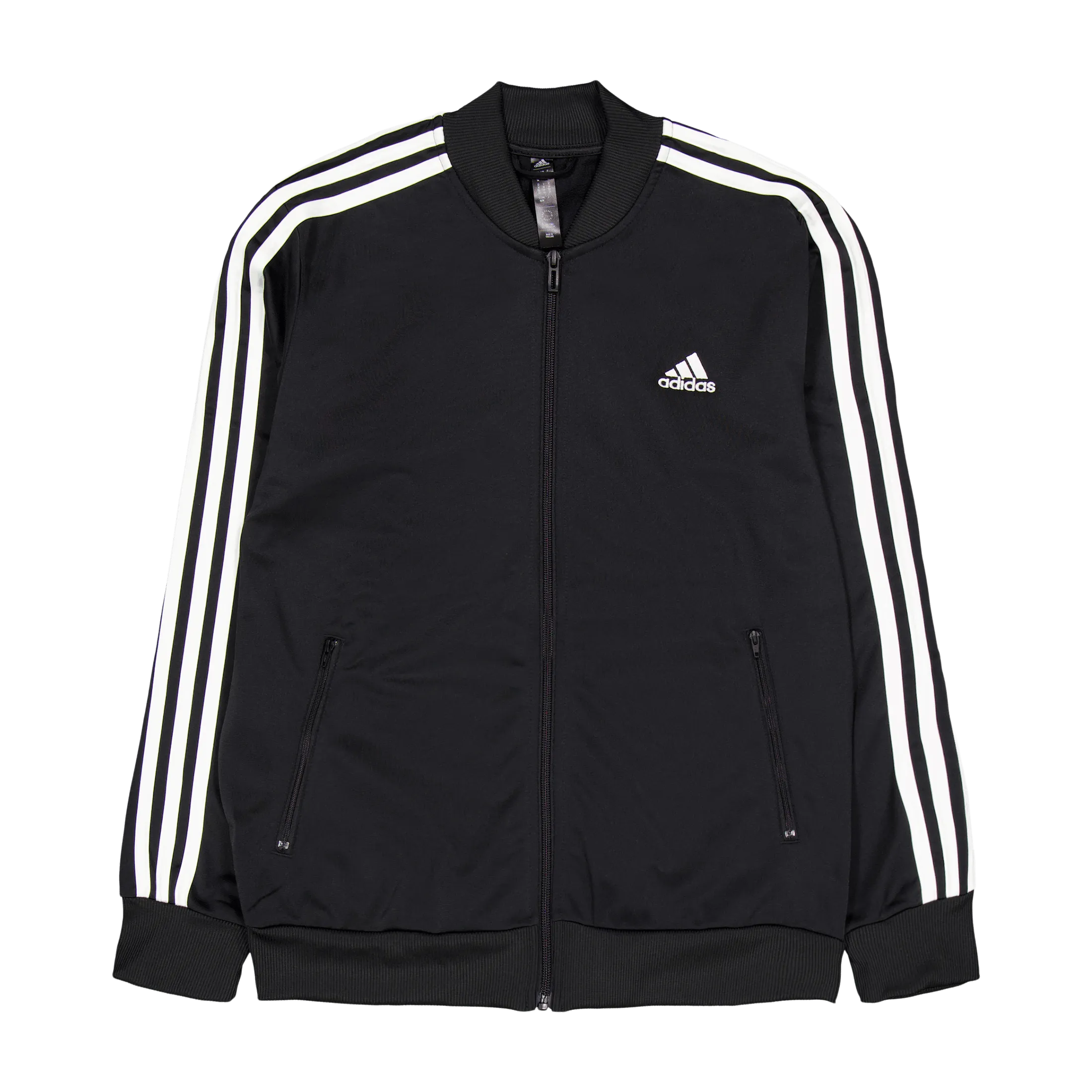 ADIDAS ESSENTIALS 3STRIPES TRACKSUIT BLACK