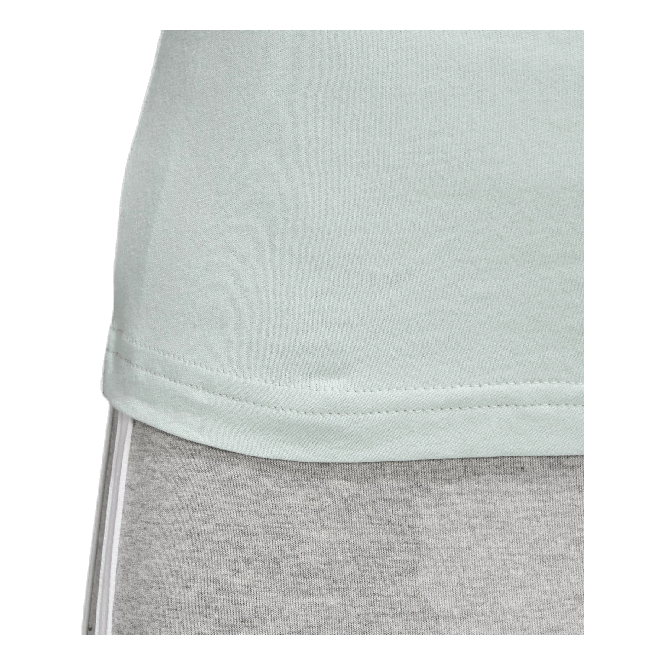 Adidas Essentials 3S Slim Tee Green Tint / White
