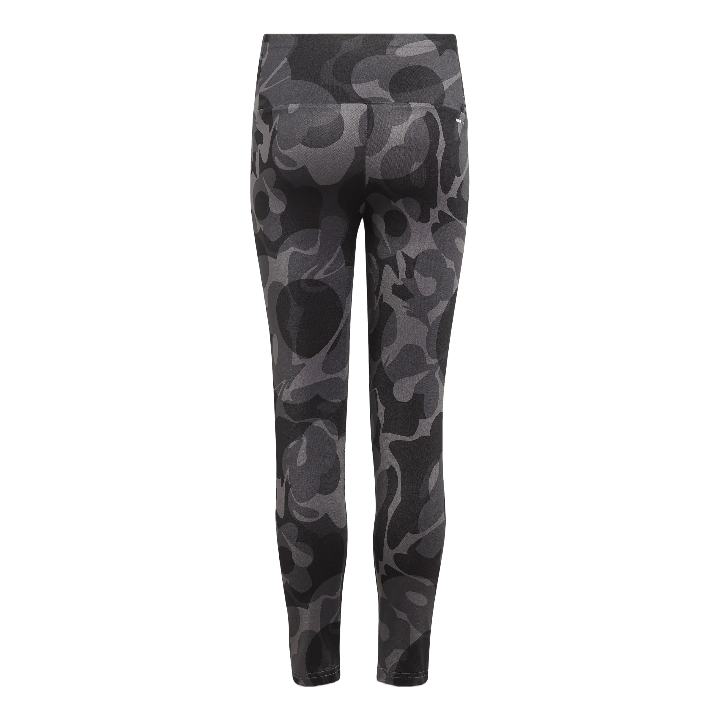 ADIDAS ESSENTIALS AEROREADY SEASONAL PRINT HIGHWAIST 7/8 LEGGINGS KIDS BLACK