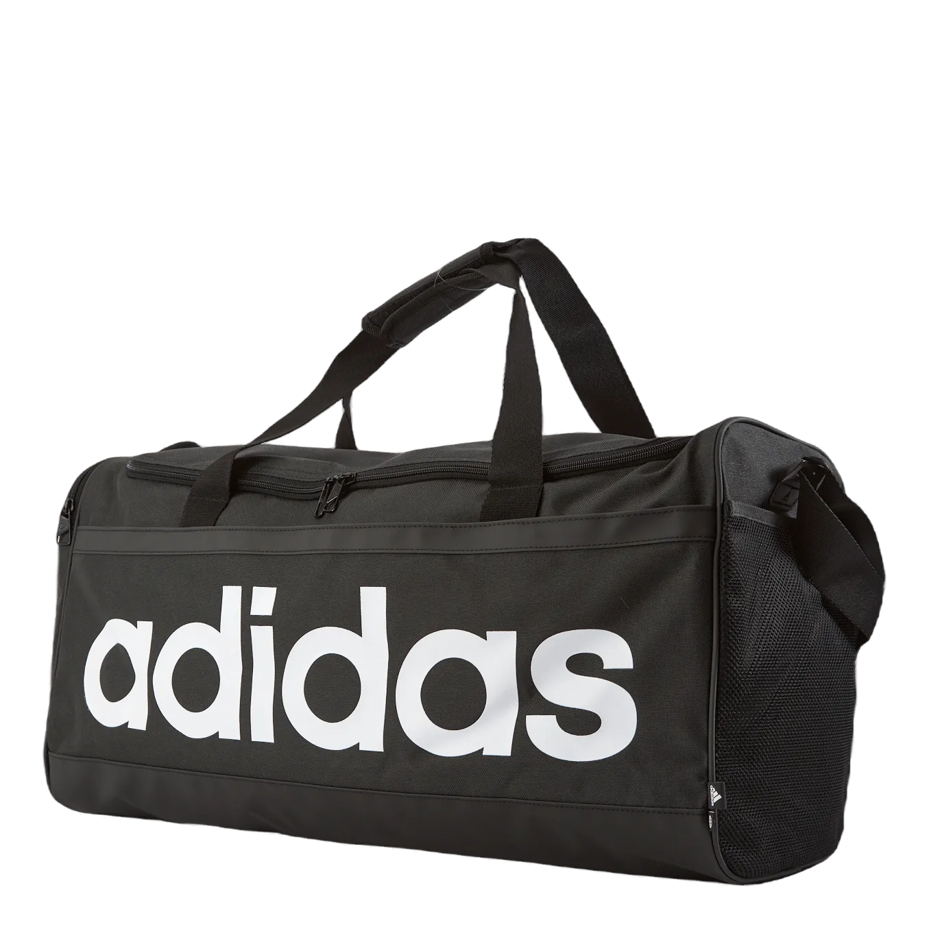 Adidas Essentials Linear Duffel Bag Medium Black / White