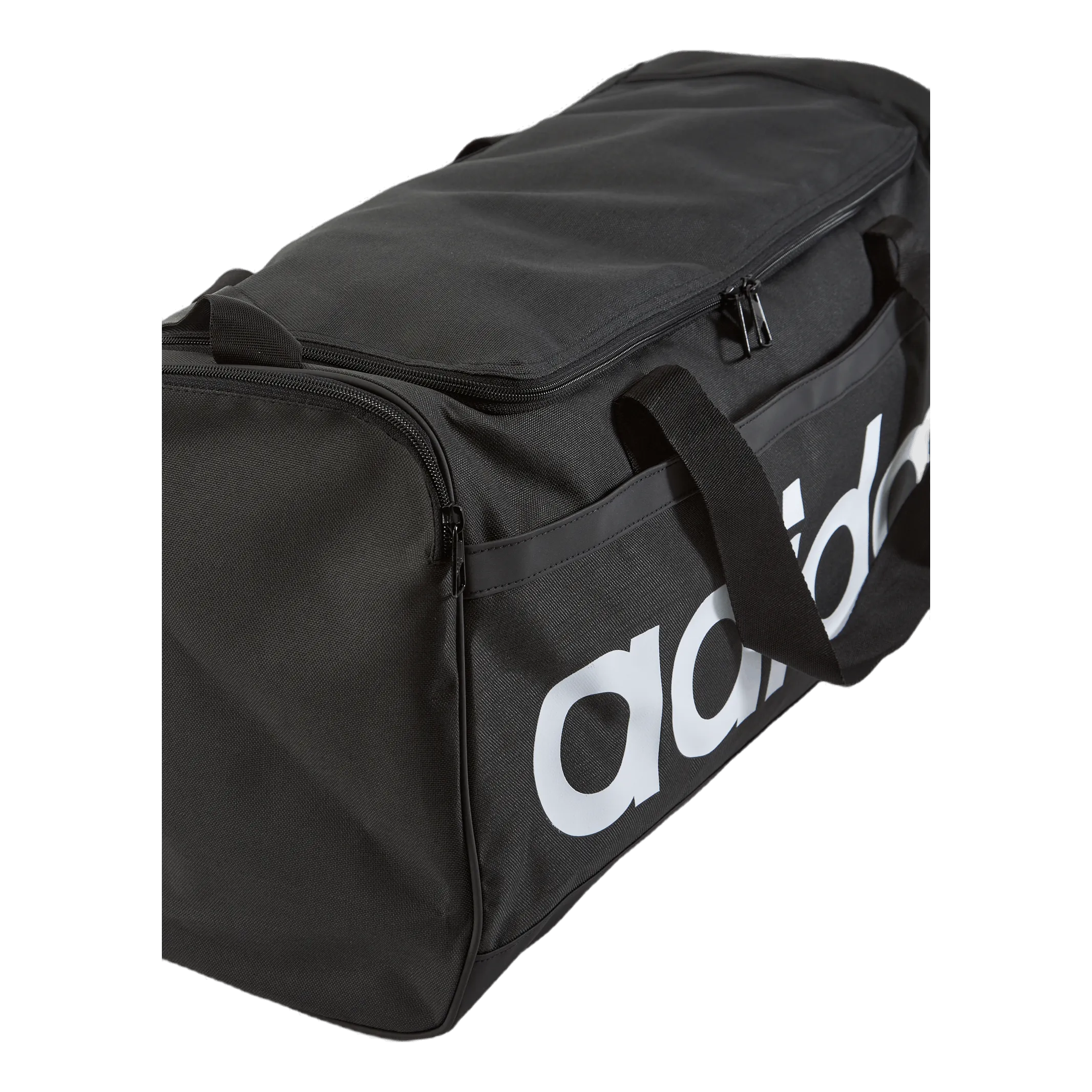 Adidas Essentials Linear Duffel Bag Medium Black / White