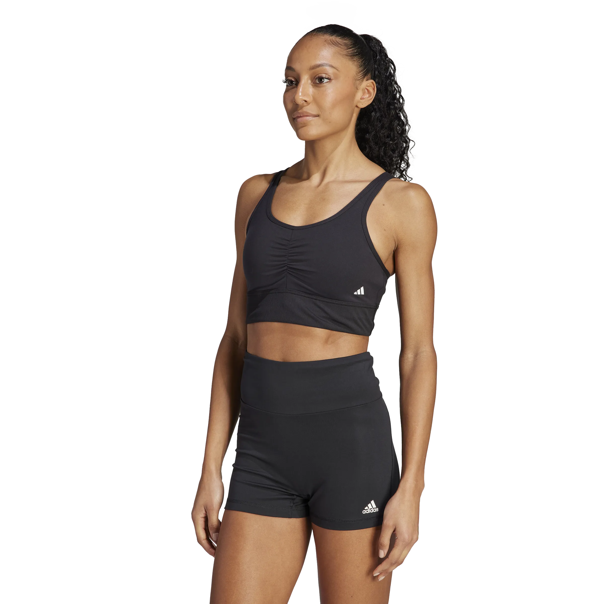 ADIDAS ESSENTIALS MEDIUMSUPPORT BRA BLACK