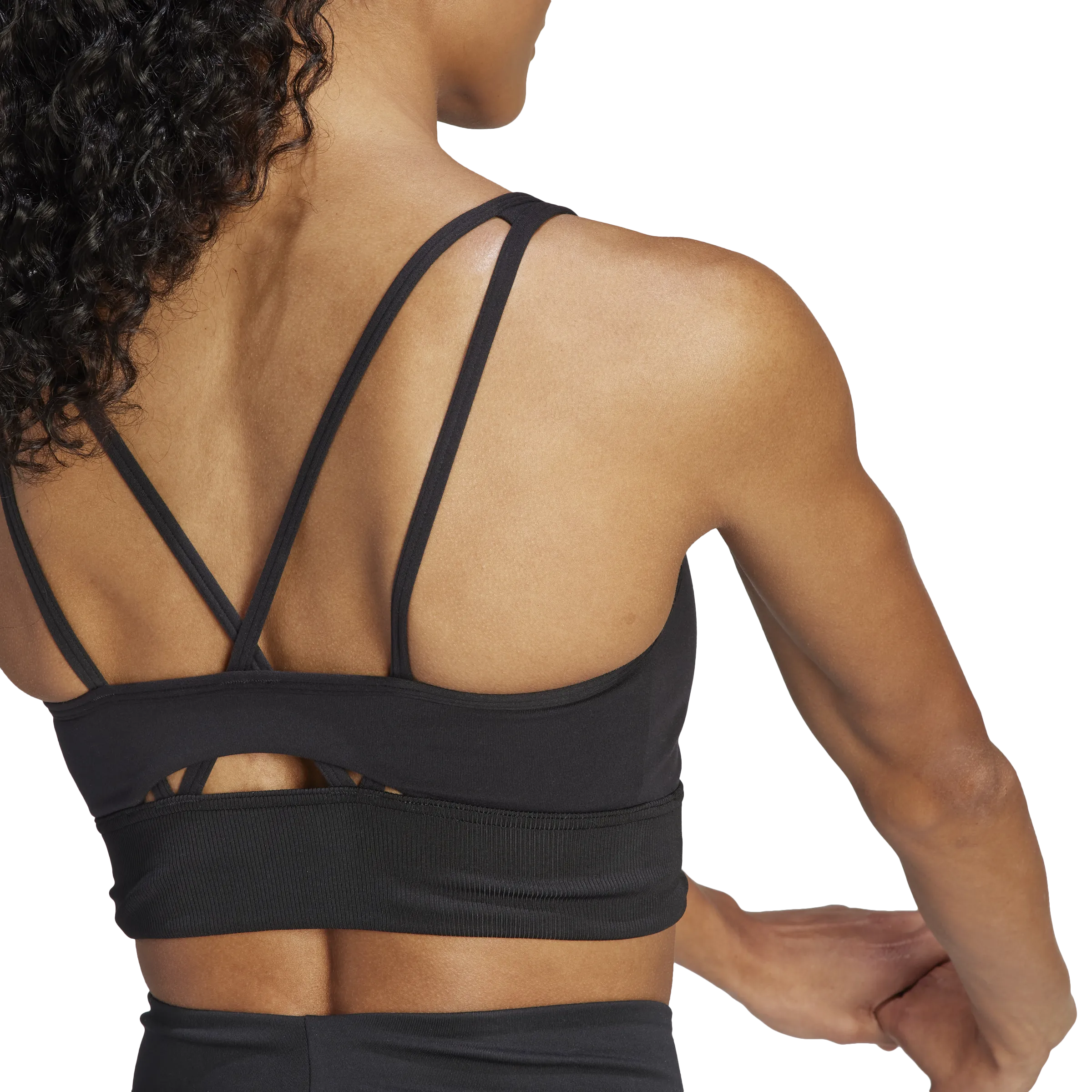ADIDAS ESSENTIALS MEDIUMSUPPORT BRA BLACK