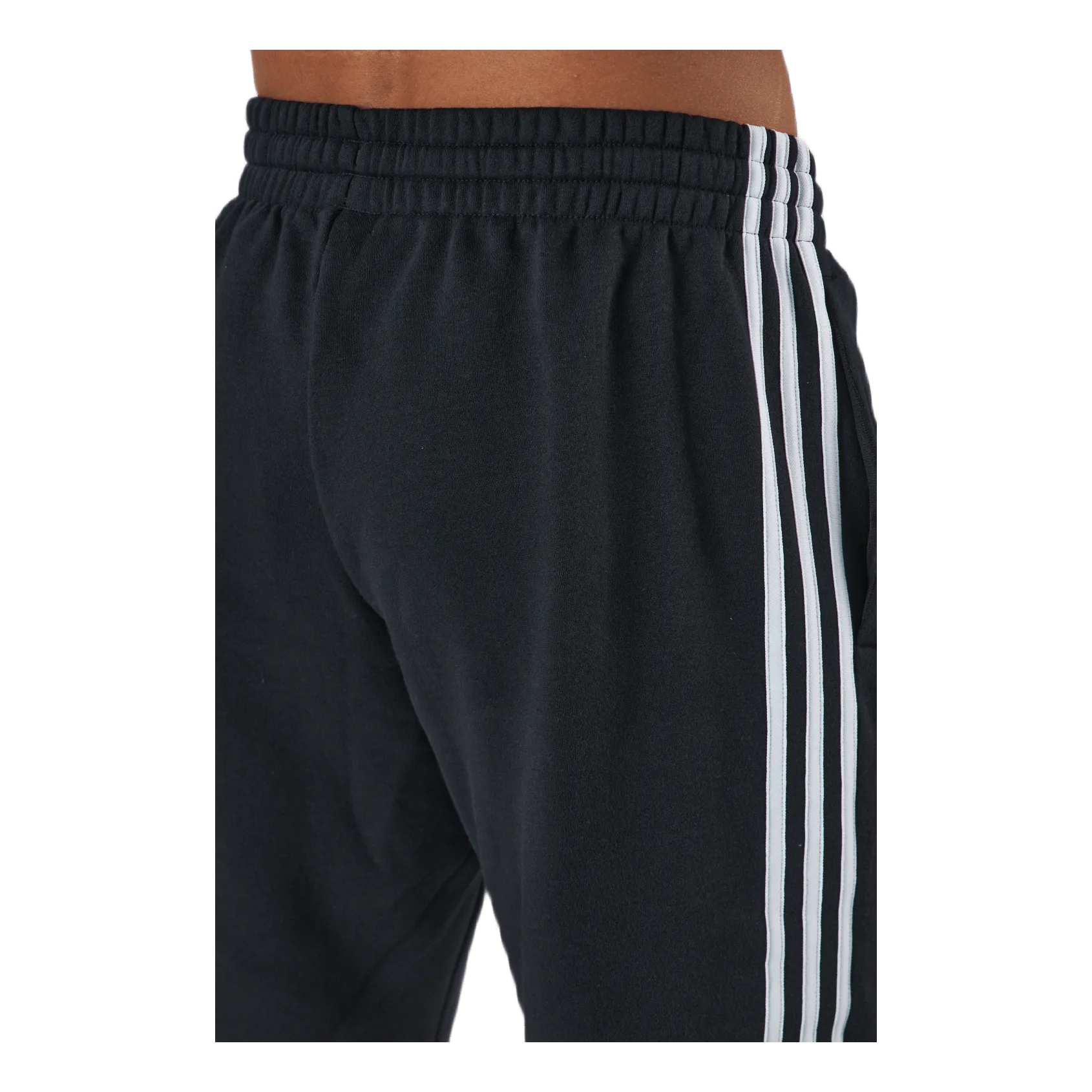 Adidas Essentials Slim  3 Stripes Pants Black / White