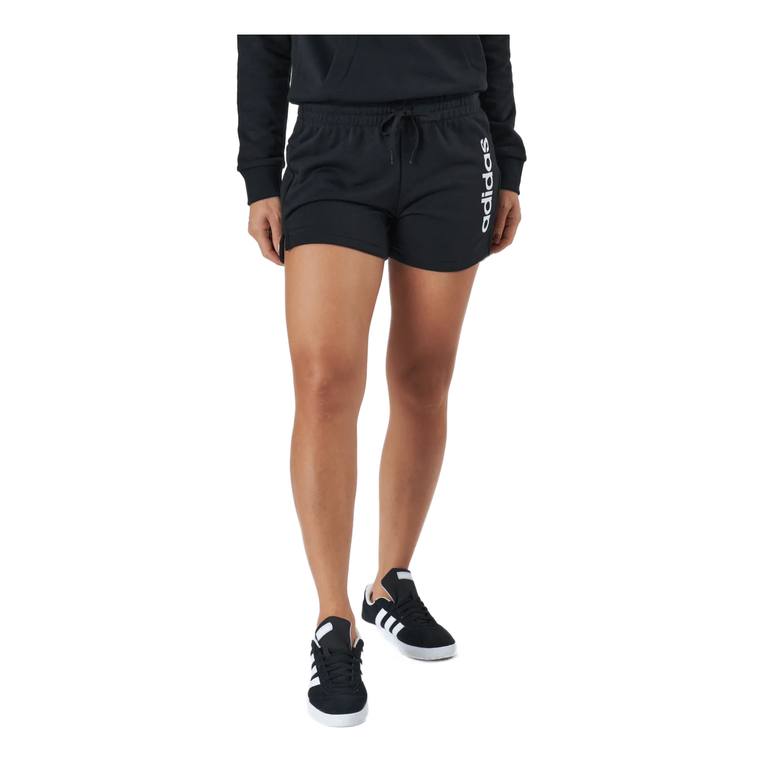 Adidas Essentials Slim Shorts Black / White