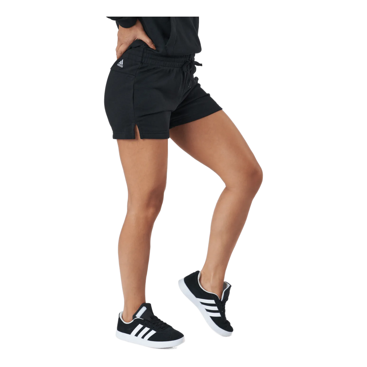 Adidas Essentials Slim Shorts Black / White
