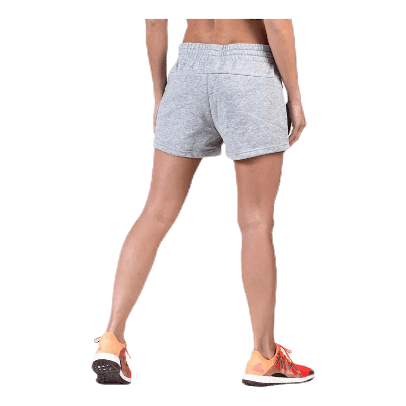 Adidas Essentials Solid Short Medium Grey Heather / White