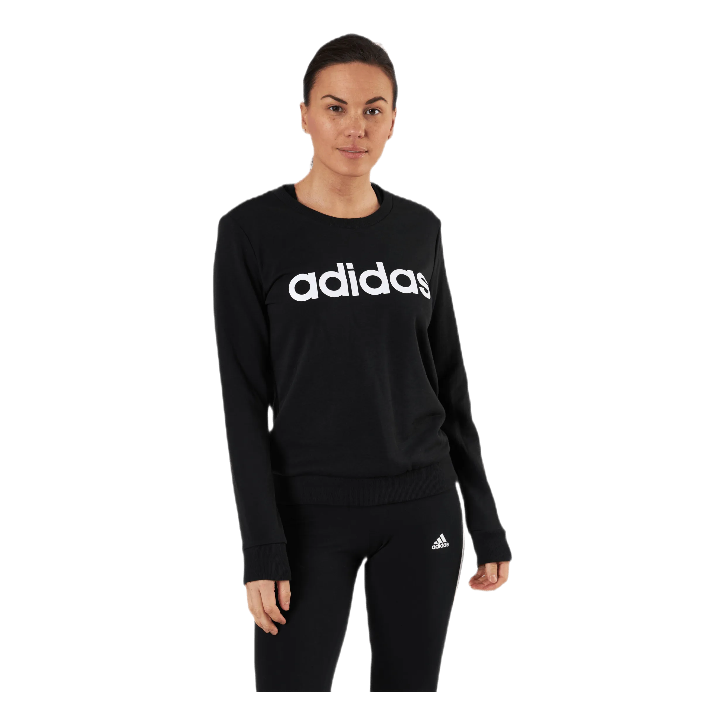 Adidas Essentials Sweatshirt Black / White