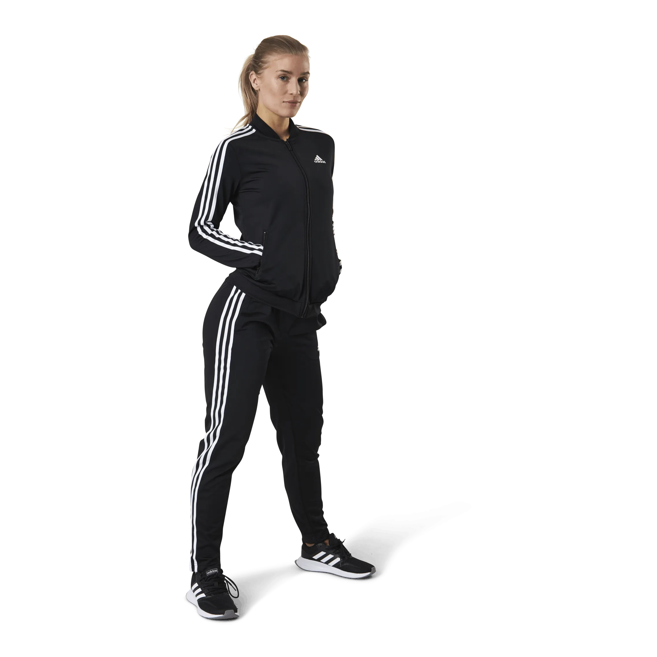 Adidas Essentials Tracksuit Black / White