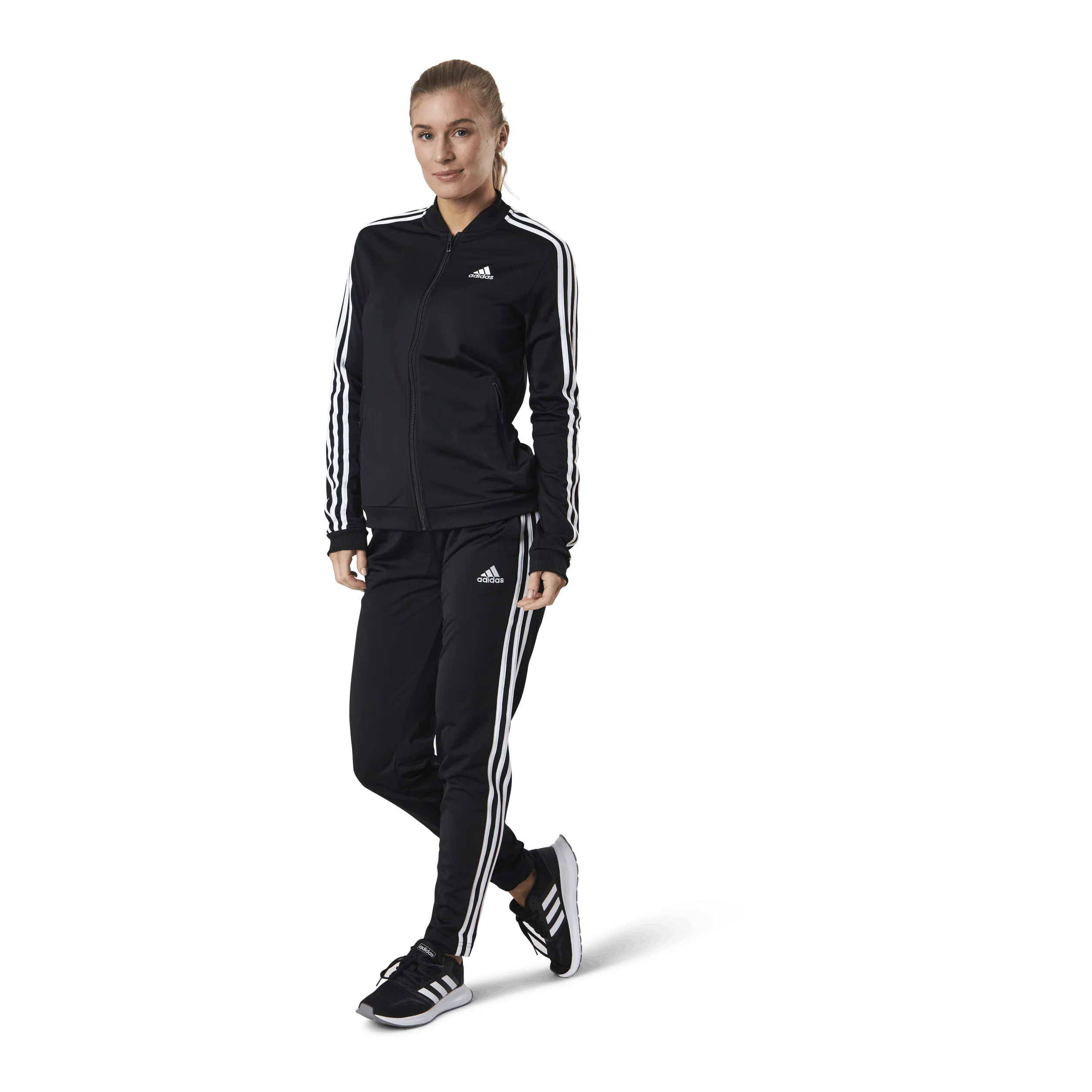 Adidas Essentials Tracksuit Black / White