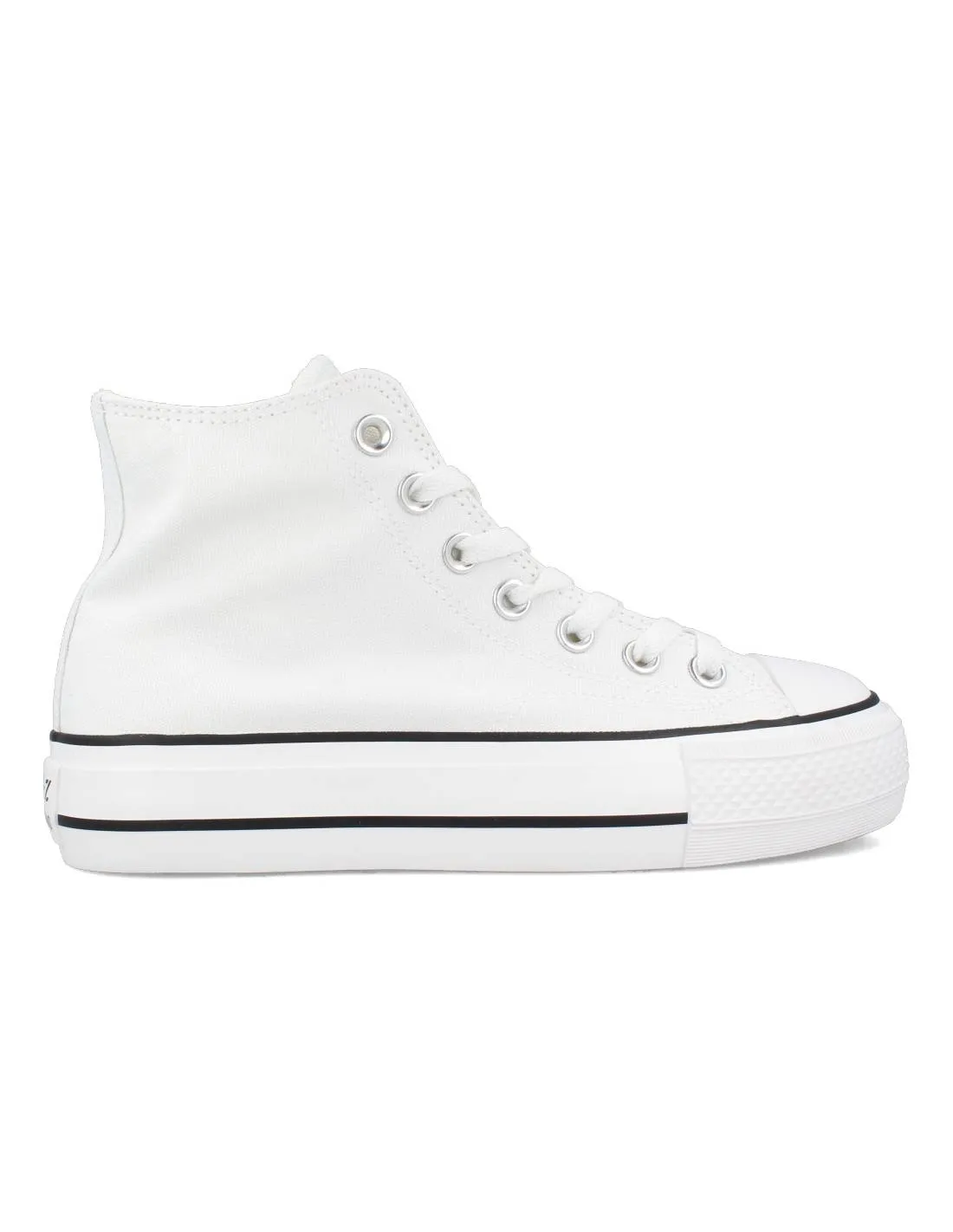 ANDY Z  ZAPATILLAS LONA BOTA DOBLE PISO BLANCA