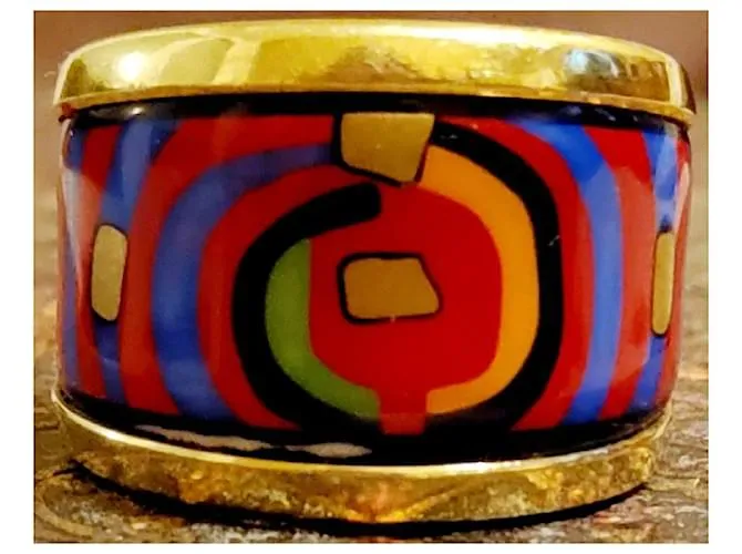 Anillo Frey Wille al estilo de Hèrmes Multicolor 
