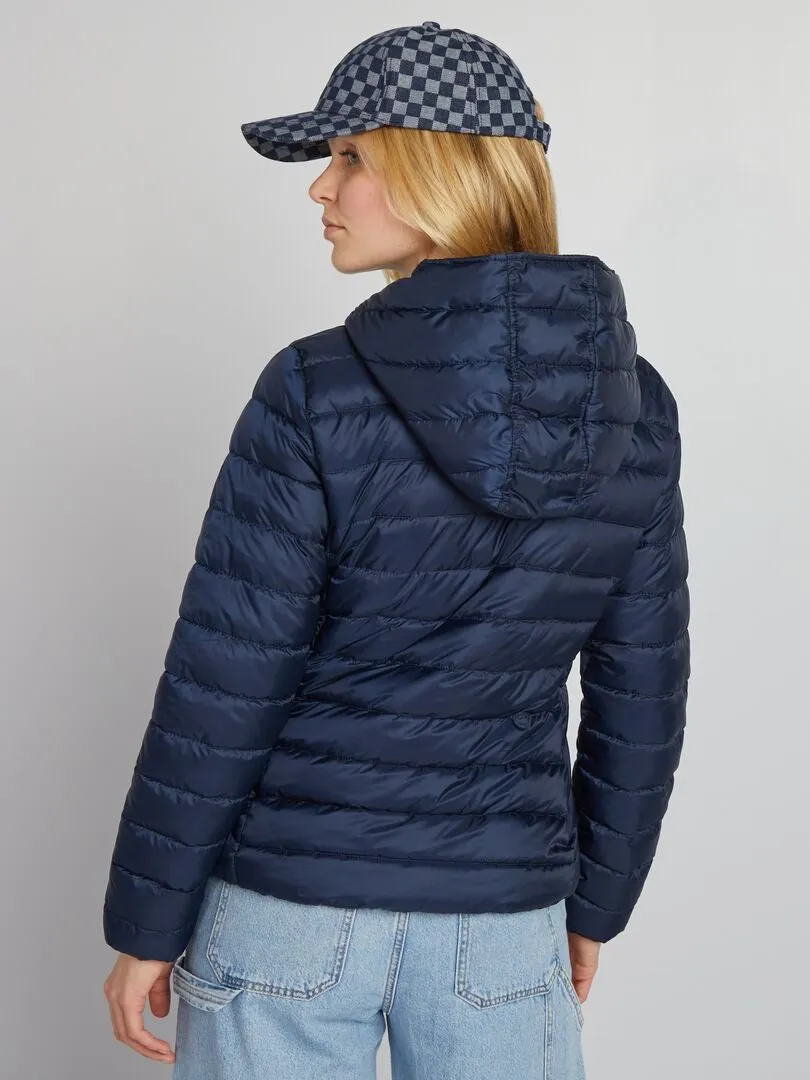 ANORAK ACOLCHADO DE BOTELLAS RECICLADAS  AZUL
