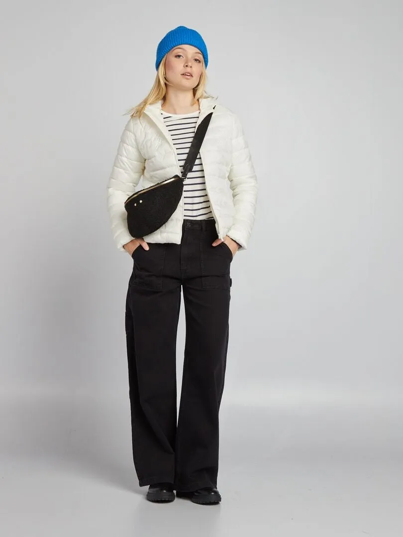 ANORAK ACOLCHADO DE BOTELLAS RECICLADAS  BLANCO