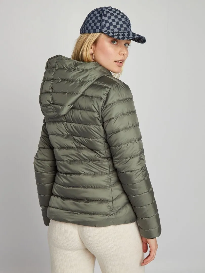 ANORAK ACOLCHADO DE BOTELLAS RECICLADAS  KAKI