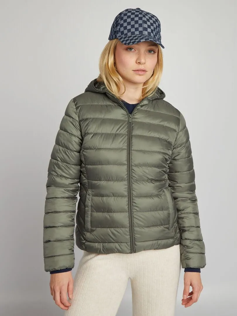 ANORAK ACOLCHADO DE BOTELLAS RECICLADAS  KAKI