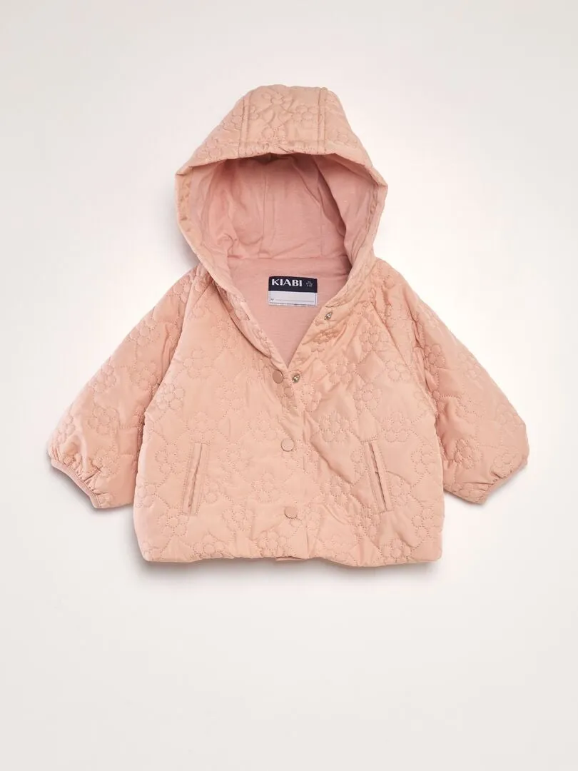 ANORAK CON CAPUCHA  ROSA