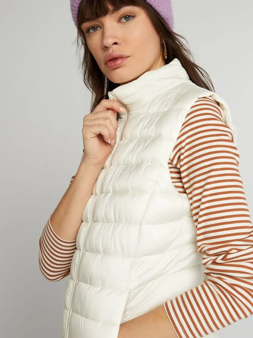 ANORAK SIN MANGAS  BLANCO