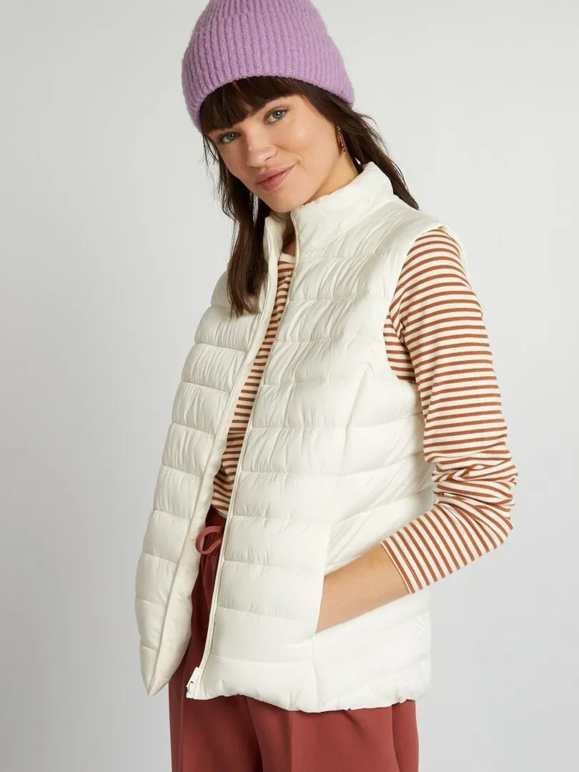 ANORAK SIN MANGAS  BLANCO