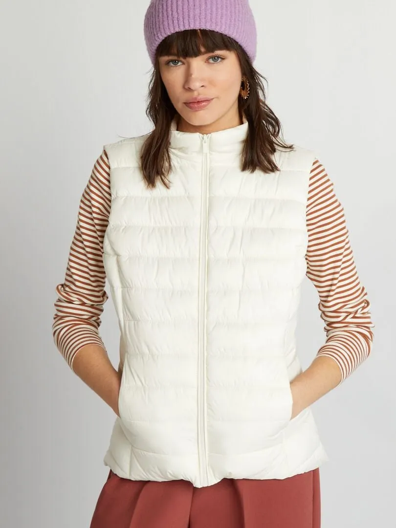 ANORAK SIN MANGAS  BLANCO