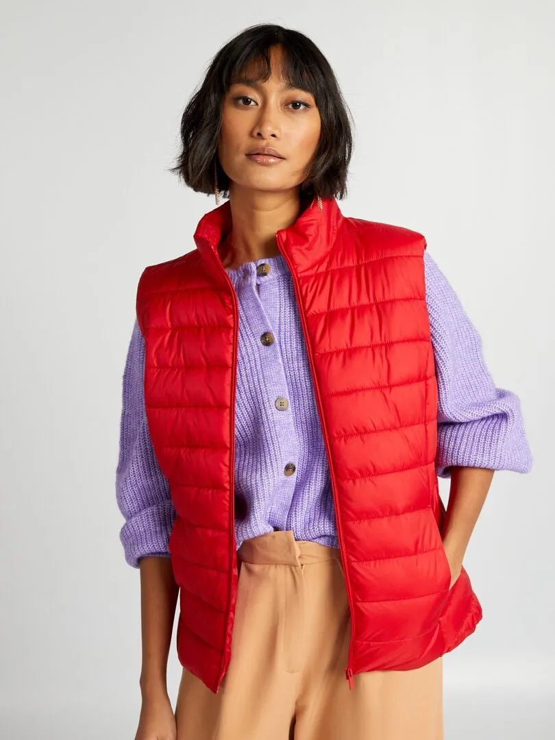 ANORAK SIN MANGAS  ROJO