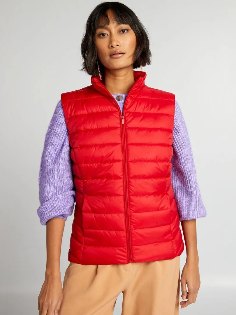 ANORAK SIN MANGAS  ROJO