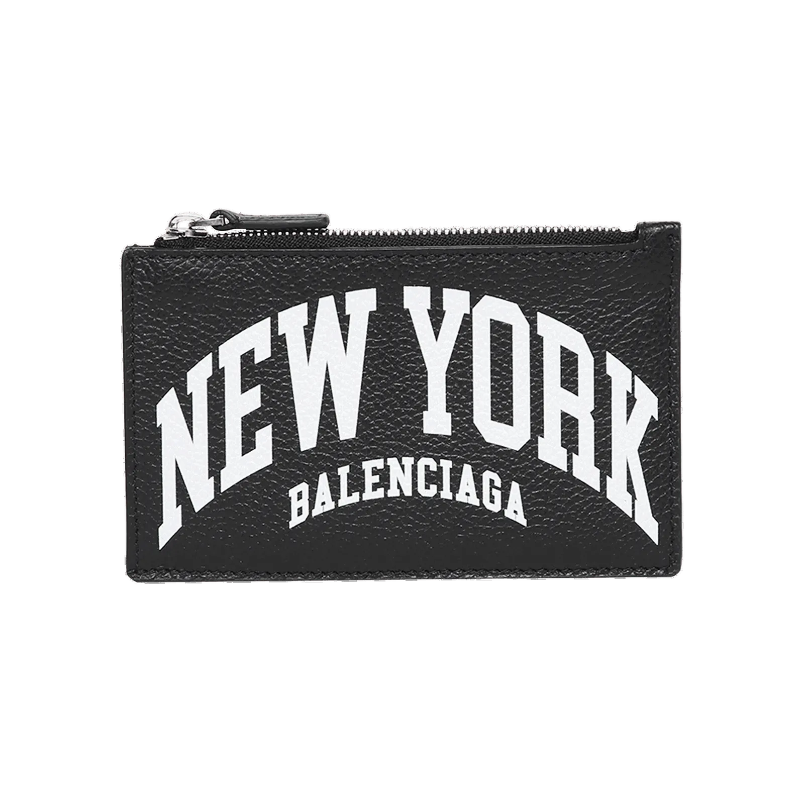 Balenciaga Cities New York Zipped Cash Card Holder "Black"