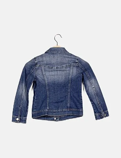 Benetton Chaqueta denim azul