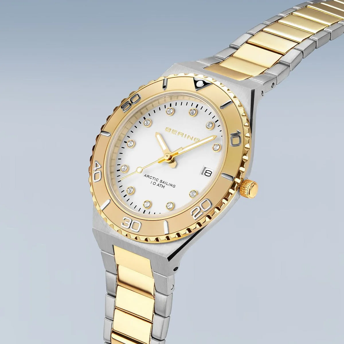 BERING TIME CLASSIC | PLATA/ORO PULIDO/CEPILLADO |  BERING