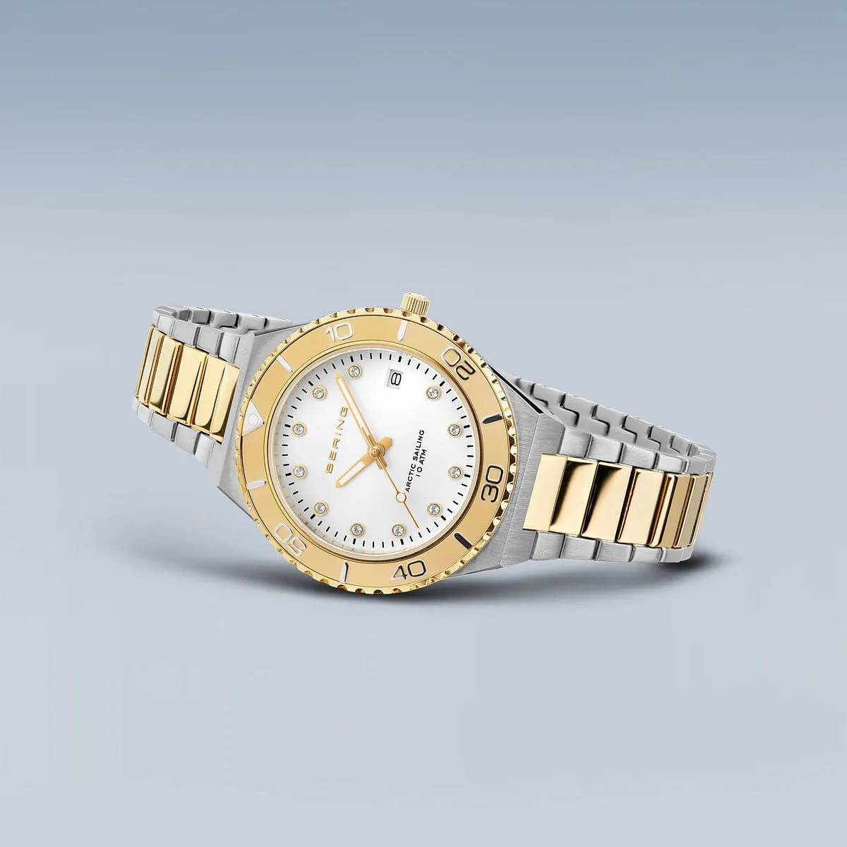 BERING TIME CLASSIC | PLATA/ORO PULIDO/CEPILLADO |  BERING