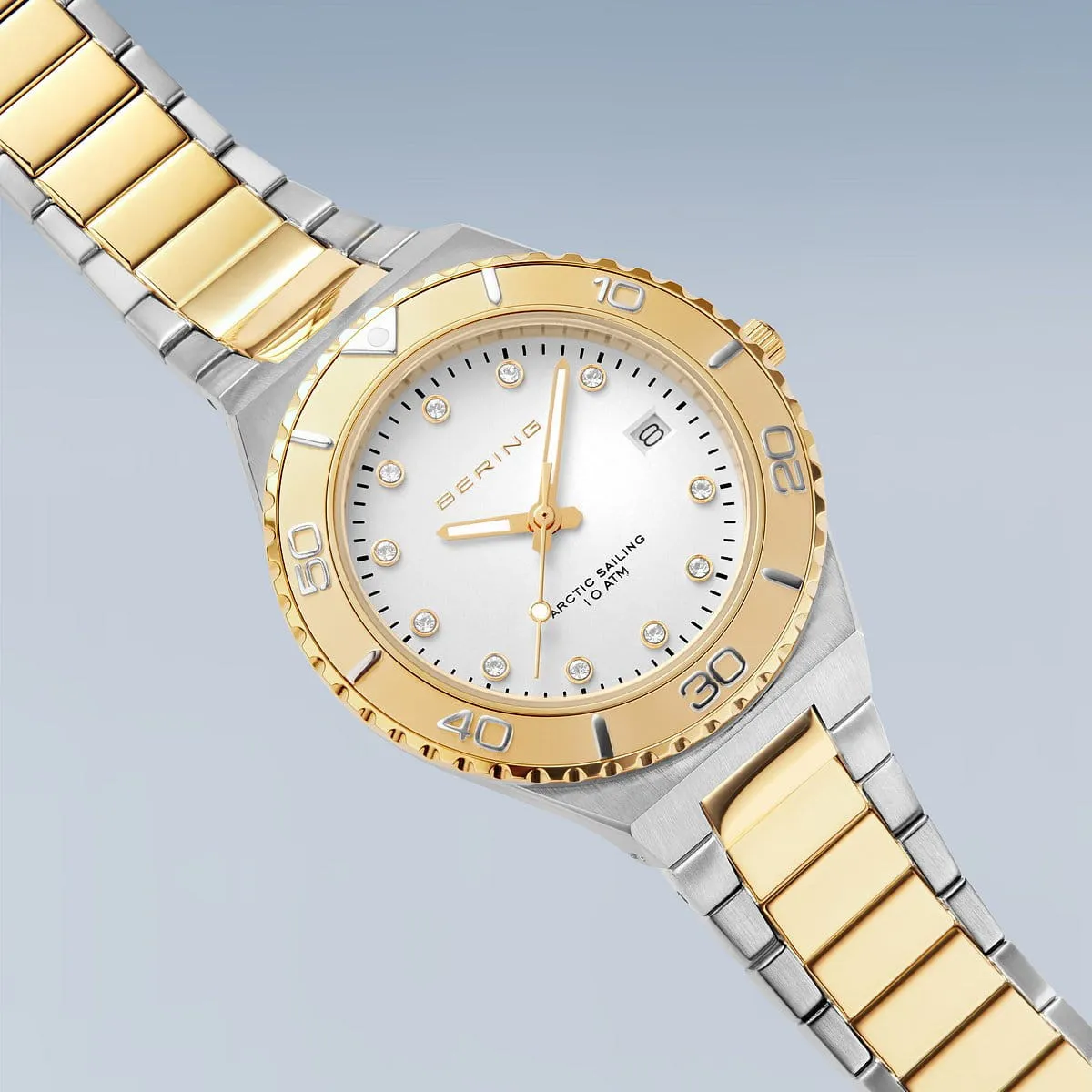 BERING TIME CLASSIC | PLATA/ORO PULIDO/CEPILLADO |  BERING