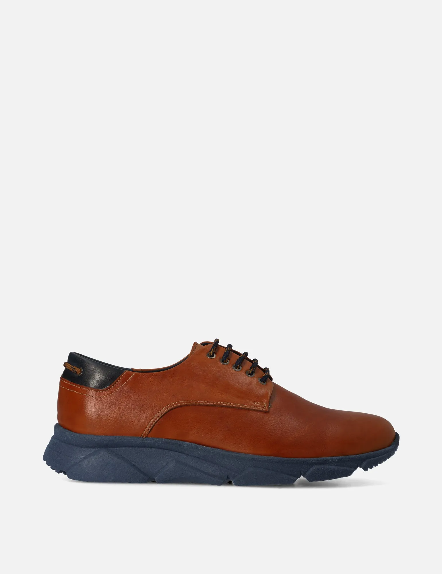 Blucher en piel napa color cuero