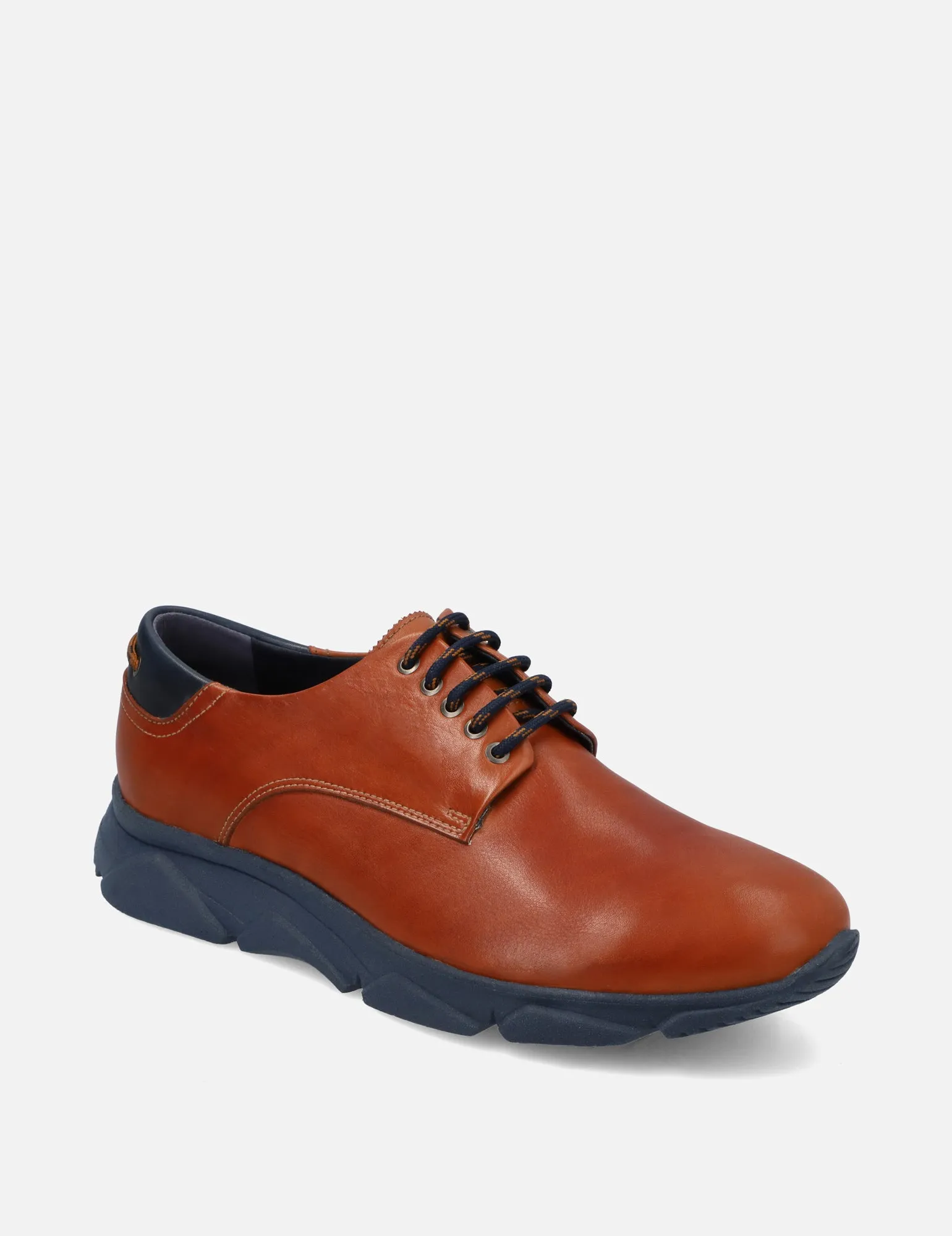 Blucher en piel napa color cuero