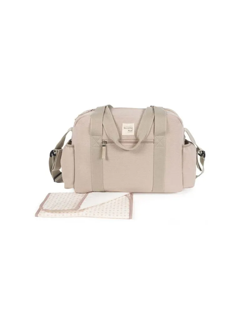 BOLSA CANASTILLA ECO MUM APRICOT WALKING MUM