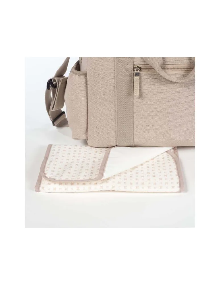 BOLSA CANASTILLA ECO MUM APRICOT WALKING MUM