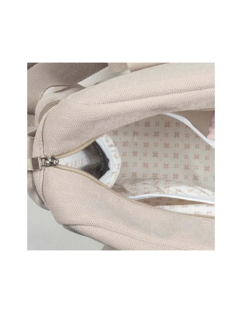 BOLSA CANASTILLA ECO MUM APRICOT WALKING MUM