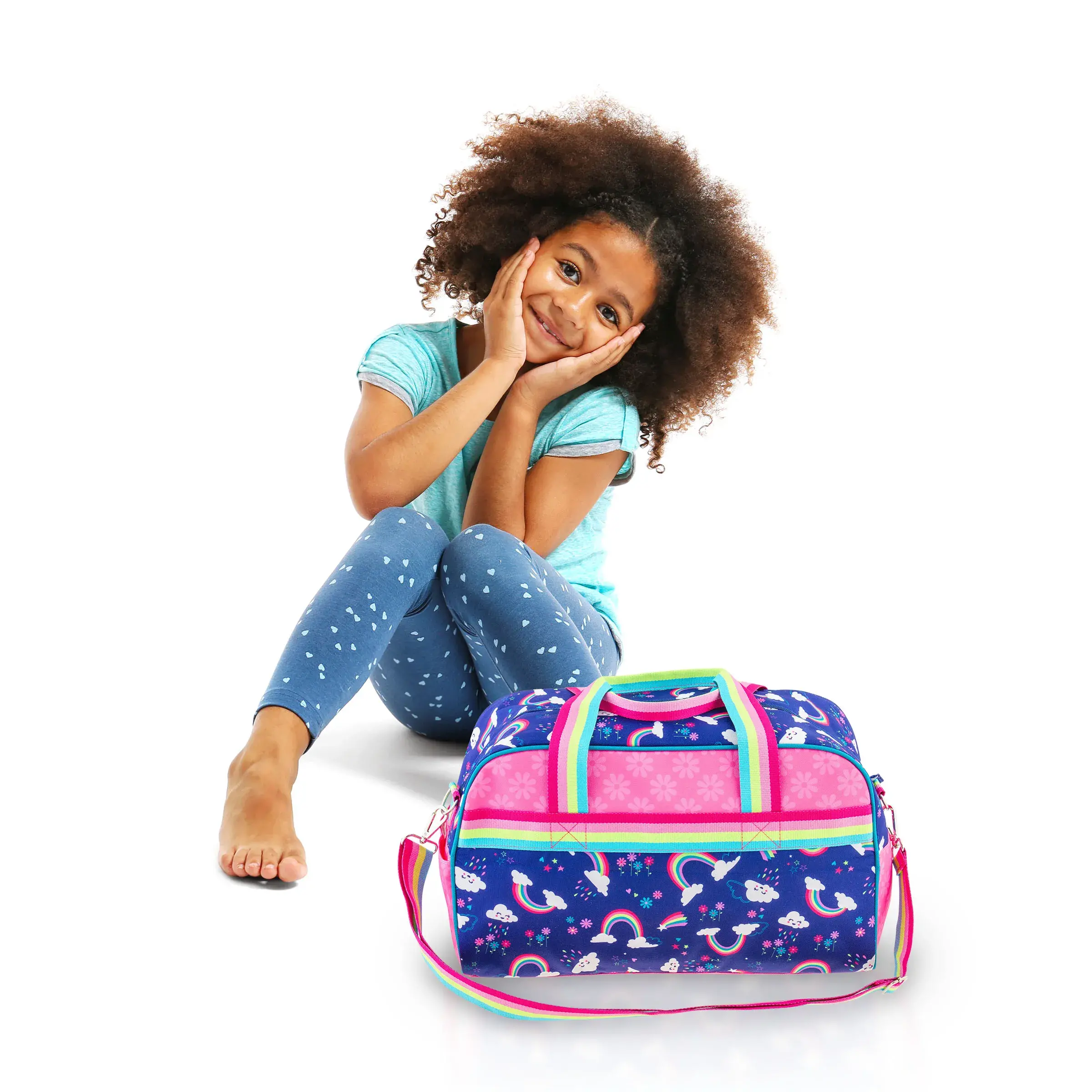Bolso duffle arcoiris