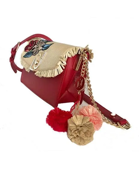 bolso liu.jo combinado rafia