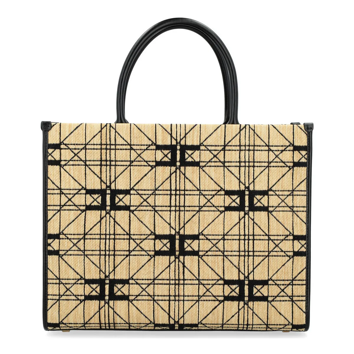 Bolso shopper  en rafia
