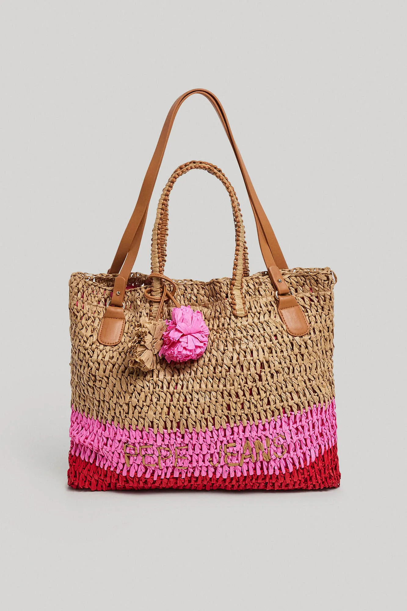 Bolso Tote De Paja