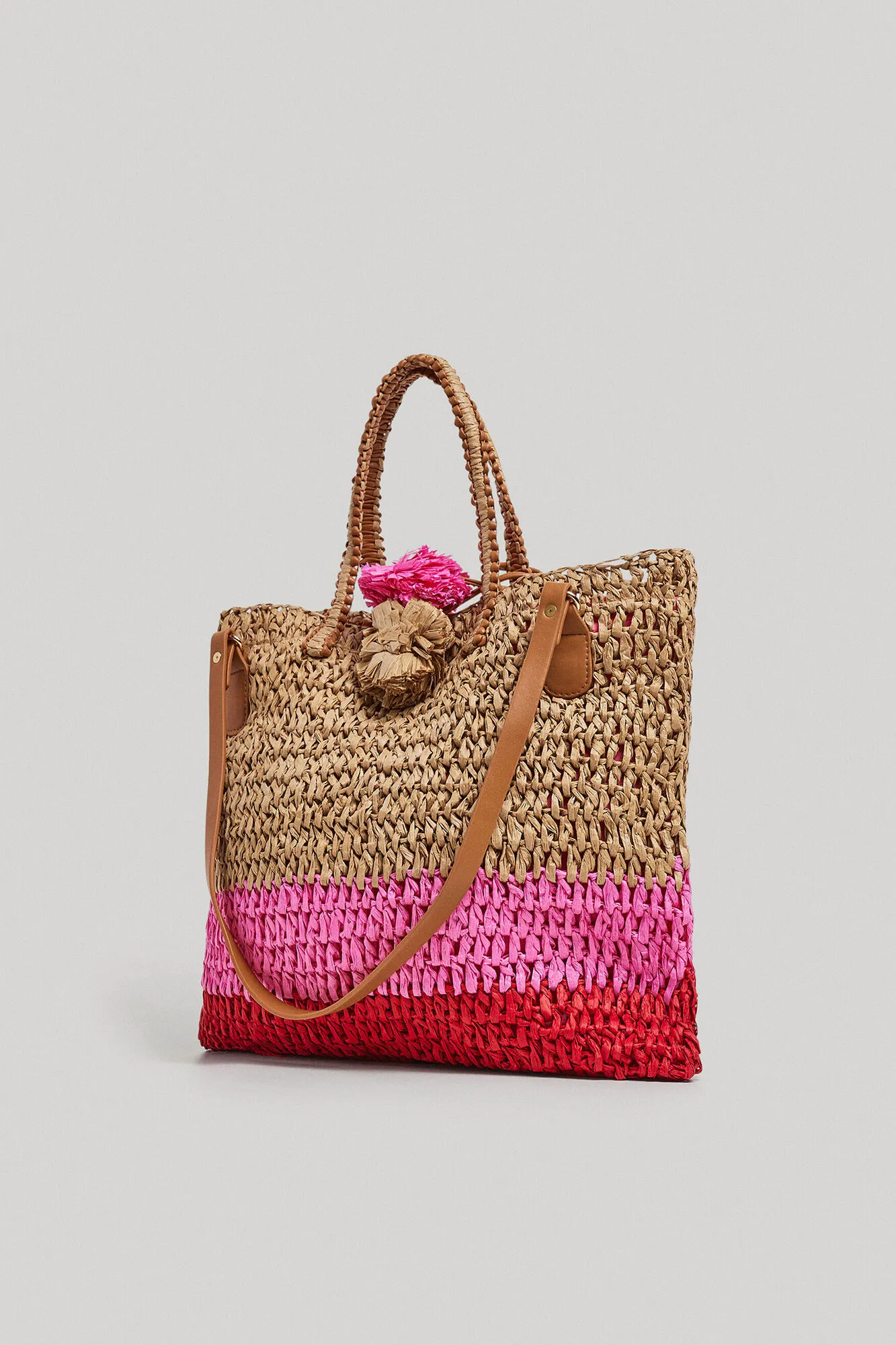 Bolso Tote De Paja