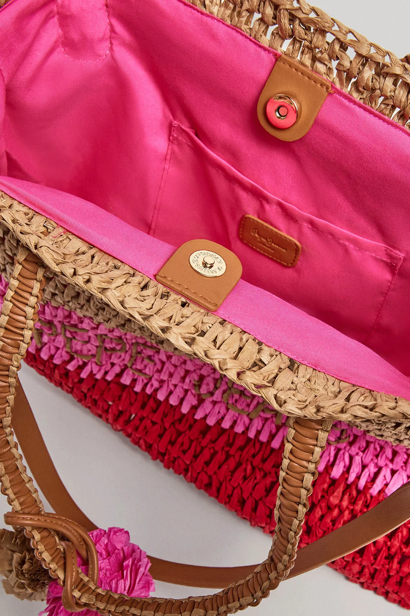 Bolso Tote De Paja