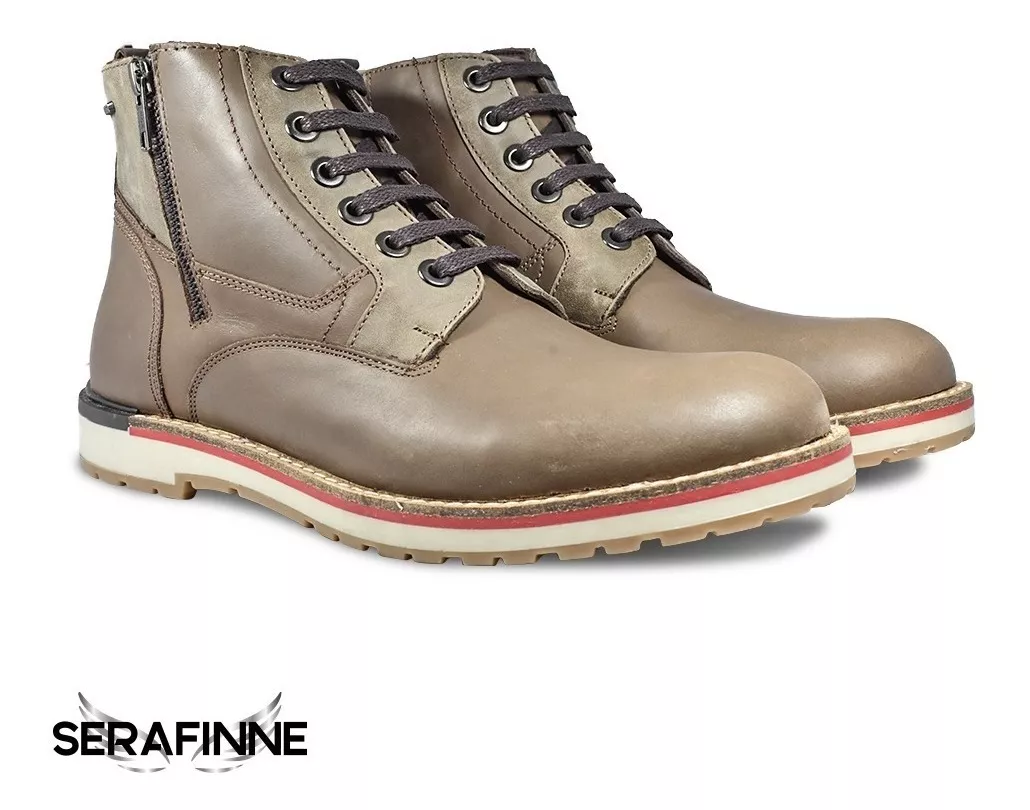 Bota Borcego Hombre Cuero Urbano Ringo  Hammer 06 