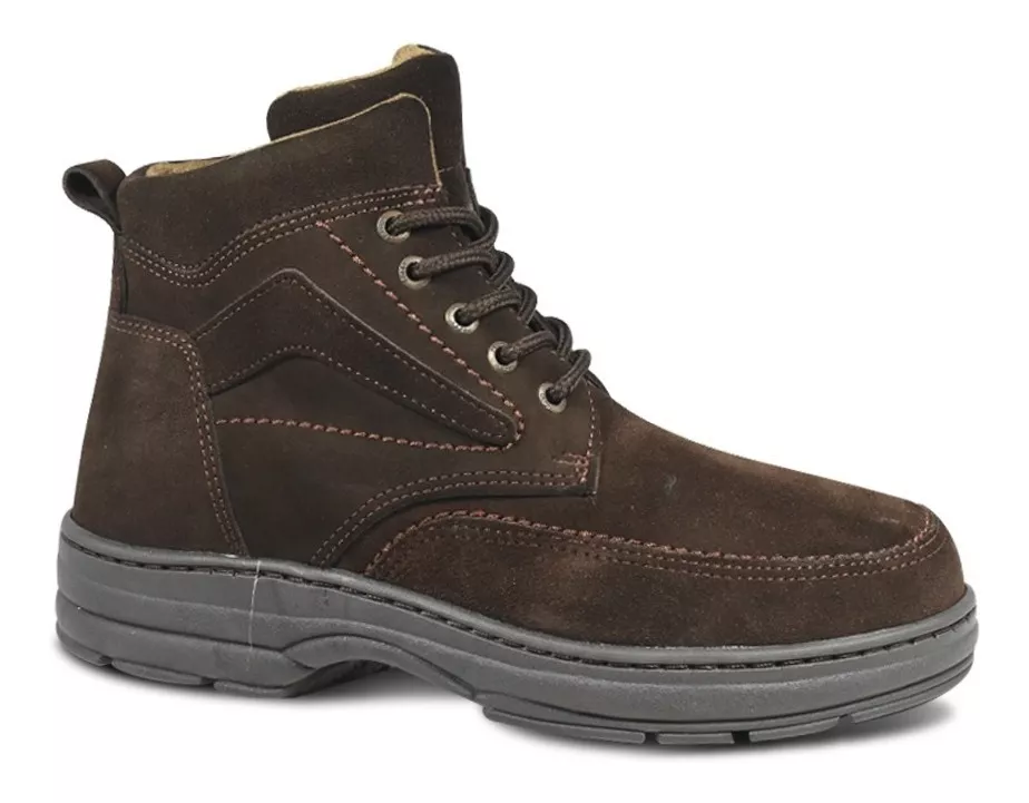 Bota Borcego Urbano Cuero Hombre Free Comfort 601 