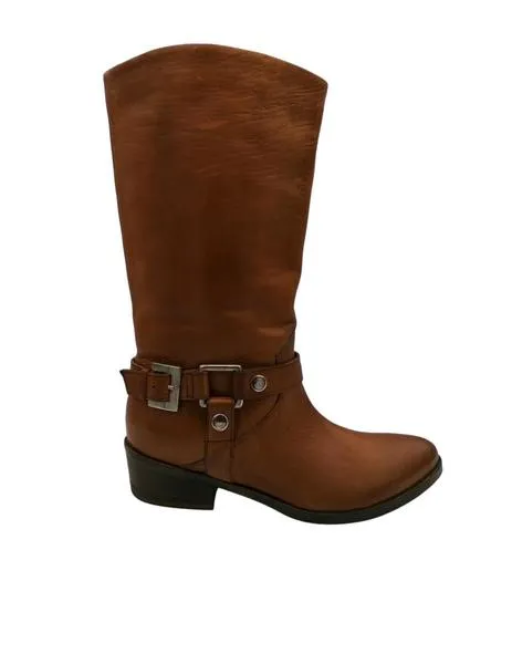 Bota campera Janet and Janet color cuero